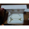 SET: Rodillo facial + Gua Sha (White Quartz)