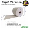 Rollo de papel térmico de 80mm x 40mm